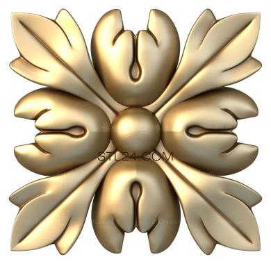 Rozette (RZ_0823-4) 3D models for cnc