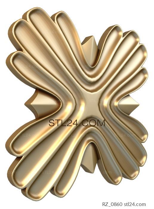 Rozette (Scheffler, RZ_0860) 3D models for cnc