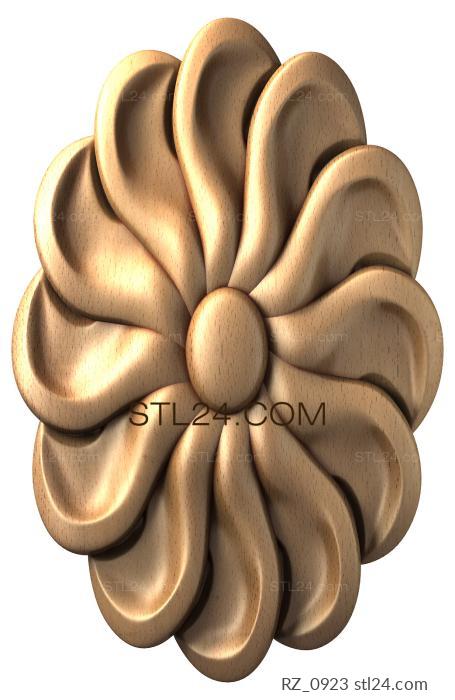 Rozette (Baby breeze, RZ_0923) 3D models for cnc