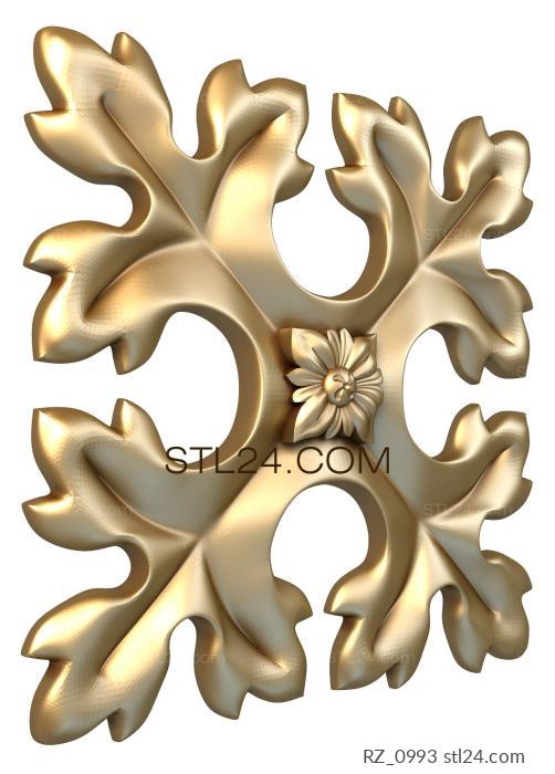 Rozette (Yagel, RZ_0993) 3D models for cnc