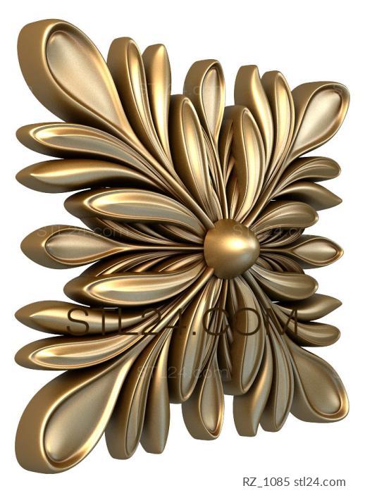 Rozette (Echinodorus, RZ_1085) 3D models for cnc