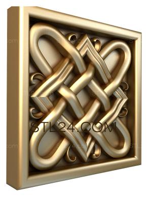 Rozette (Infinity squared, RZ_1097) 3D models for cnc