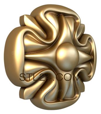Rozette (Small medallions, RZ_1134) 3D models for cnc