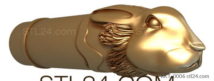 Handle (RKT_0006) 3D models for cnc