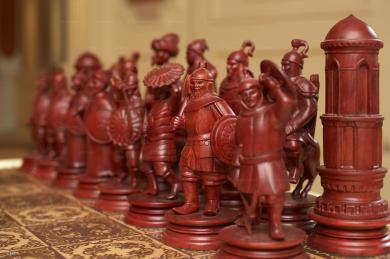 Шахматы (Шахматные фигуры Турция - Генерал, SHM_0031) 3D модель для ЧПУ станка