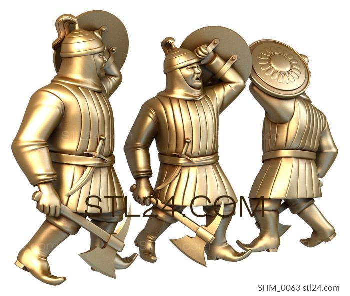 Chess (Wars that raised shields, SHM_0063) 3D models for cnc