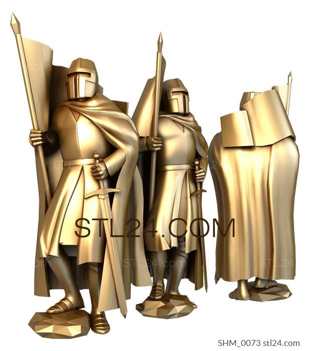 Chess (Standard Bearer, SHM_0073) 3D models for cnc