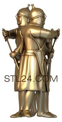 Шахматы (SHM_0117) 3D модель для ЧПУ станка