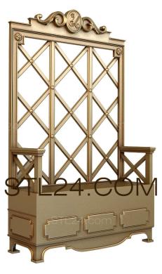 Шкафы (SHK_0067) 3D модель для ЧПУ станка