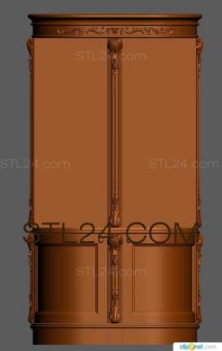 Шкафы (SHK_0088) 3D модель для ЧПУ станка