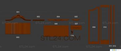 Шкафы (SHK_0100) 3D модель для ЧПУ станка