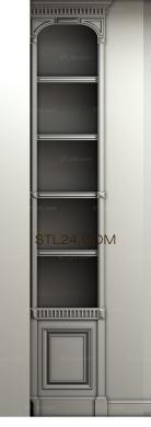 Шкафы (SHK_0108) 3D модель для ЧПУ станка