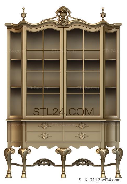 Шкафы (SHK_0112) 3D модель для ЧПУ станка