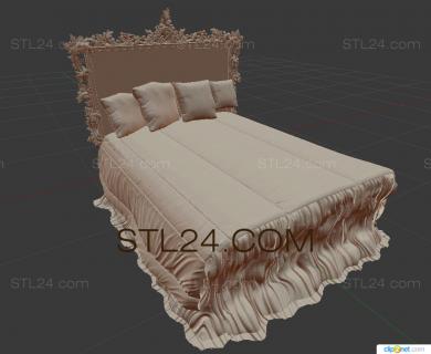 Headboard (SK_0012) 3D models for cnc
