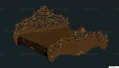 Спинки кроватей (SK_0022) 3D модель для ЧПУ станка