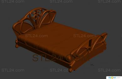 Headboard (SK_0033) 3D models for cnc