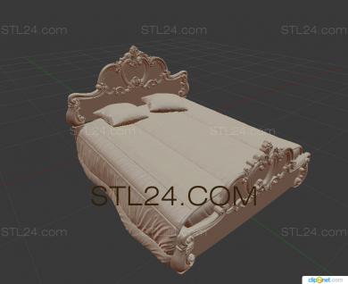 Headboard (SK_0054) 3D models for cnc