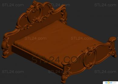Спинки кроватей (SK_0077) 3D модель для ЧПУ станка