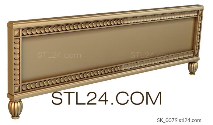 Headboard (SK_0079) 3D models for cnc