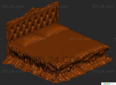 Headboard (SK_0088) 3D models for cnc