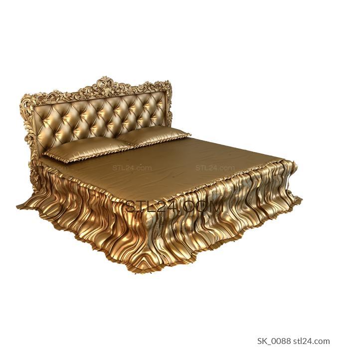 Headboard (SK_0088) 3D models for cnc