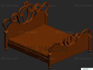 Спинки кроватей (SK_0096) 3D модель для ЧПУ станка