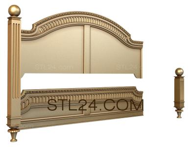 Headboard (SK_0102-1) 3D models for cnc