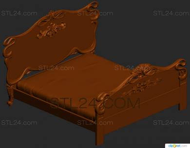 Спинки кроватей (SK_0108) 3D модель для ЧПУ станка
