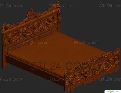 Headboard (SK_0122) 3D models for cnc