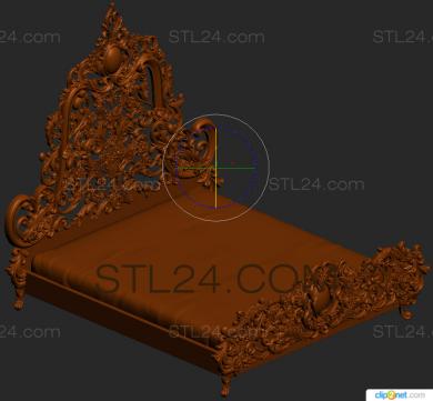 Спинки кроватей (SK_0149) 3D модель для ЧПУ станка