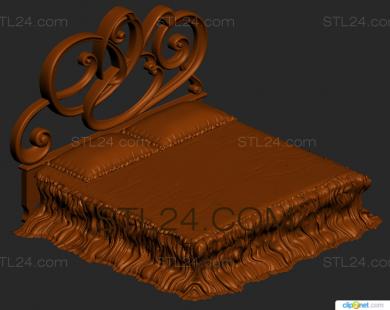 Headboard (SK_0153) 3D models for cnc