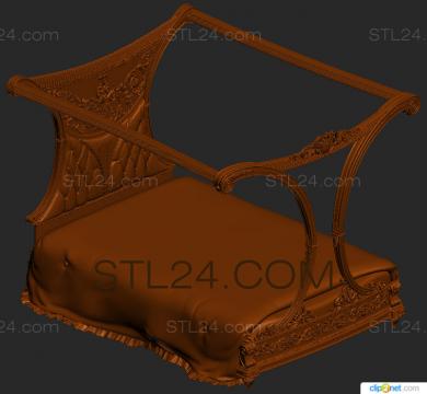 Headboard (SK_0157) 3D models for cnc