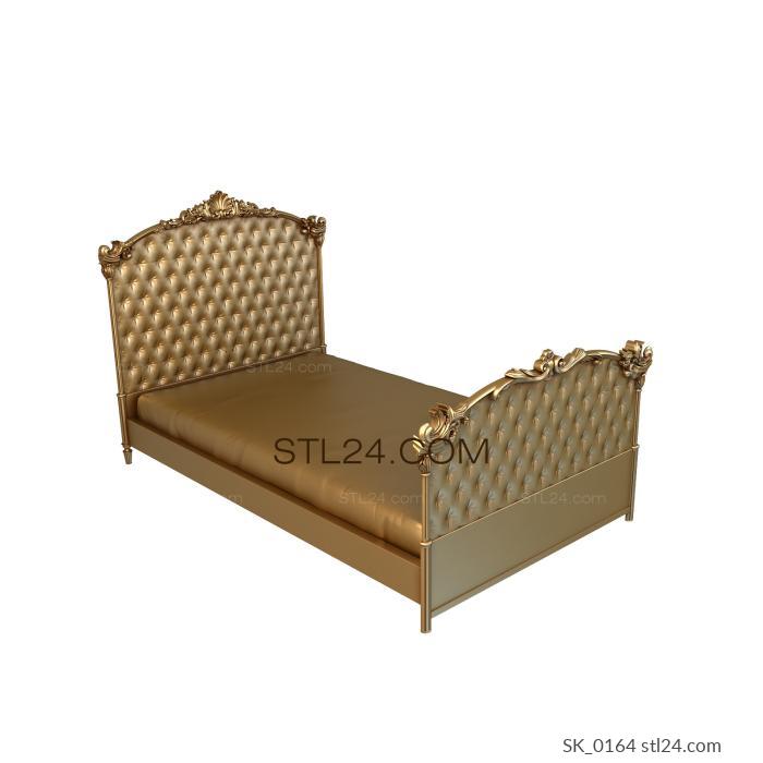 Headboard (SK_0164) 3D models for cnc