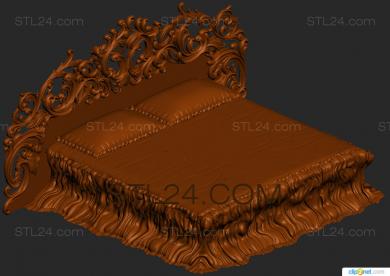 Спинки кроватей (SK_0166) 3D модель для ЧПУ станка