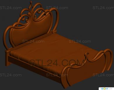 Headboard (SK_0168) 3D models for cnc
