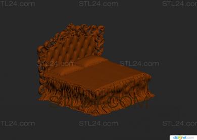 Headboard (SK_0203) 3D models for cnc