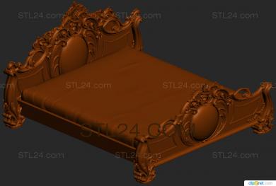 Спинки кроватей (SK_0208) 3D модель для ЧПУ станка