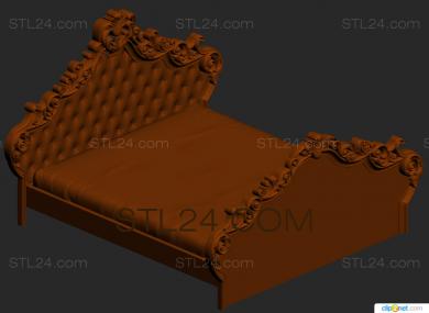 Спинки кроватей (SK_0211) 3D модель для ЧПУ станка