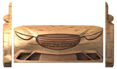 Спинки кроватей (SK_0224) 3D модель для ЧПУ станка