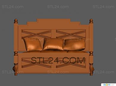 Спинки кроватей (SK_0323) 3D модель для ЧПУ станка