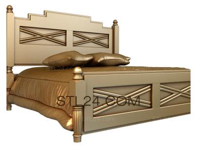 Спинки кроватей (SK_0323) 3D модель для ЧПУ станка