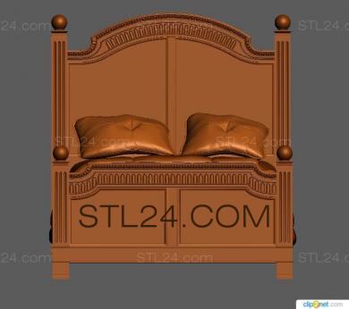 Спинки кроватей (SK_0324) 3D модель для ЧПУ станка