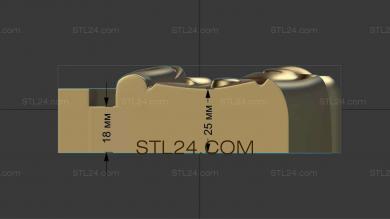 Спинки кроватей (SK_0344) 3D модель для ЧПУ станка