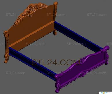 Спинки кроватей (SK_0383) 3D модель для ЧПУ станка