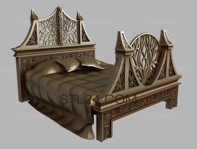 Спинки кроватей (SK_0394) 3D модель для ЧПУ станка