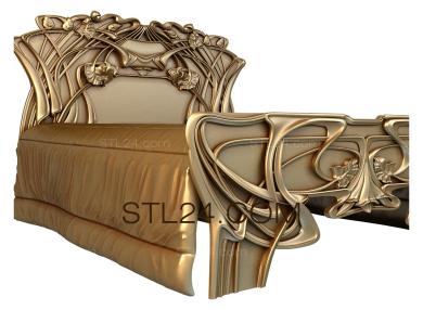 Спинки кроватей (SK_0399) 3D модель для ЧПУ станка