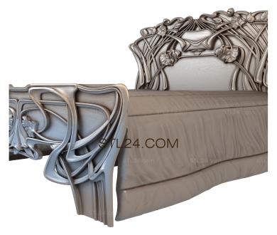Спинки кроватей (SK_0399) 3D модель для ЧПУ станка