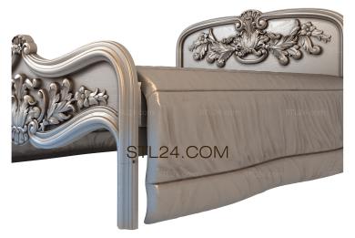 Спинки кроватей (SK_0401) 3D модель для ЧПУ станка