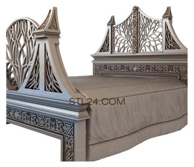 Спинки кроватей (SK_0403) 3D модель для ЧПУ станка