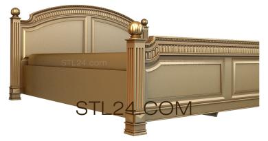 Спинки кроватей (SK_0422) 3D модель для ЧПУ станка